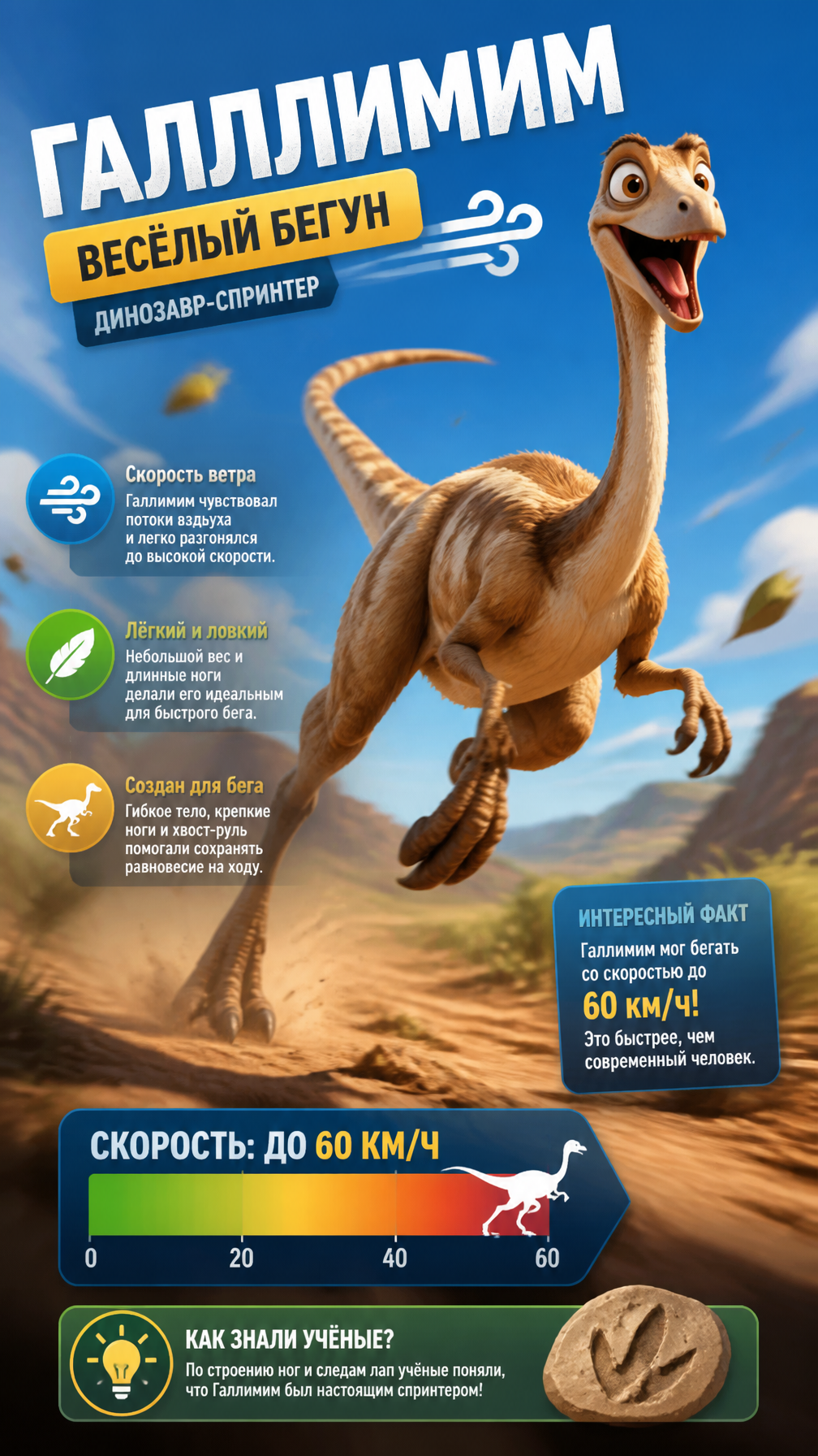 Gallimimus Sprinting Adventure