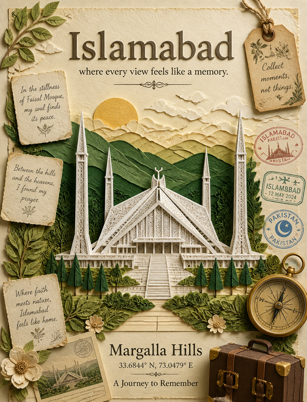 Papercraft Islamabad Travel Art