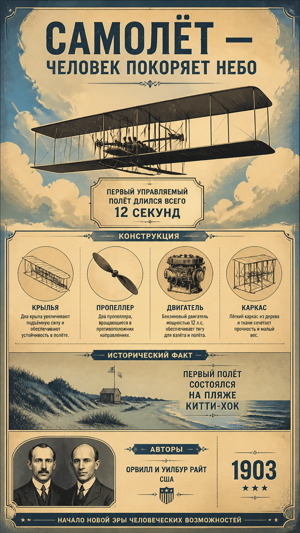 The Dawn of Aviation: Wright Flyer 1903