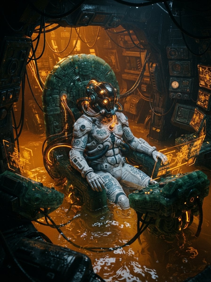 Ancient Tech Flooded Cockpit