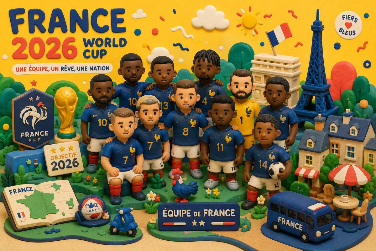 France 2026 World Cup Pop-Clay Collectible Universe