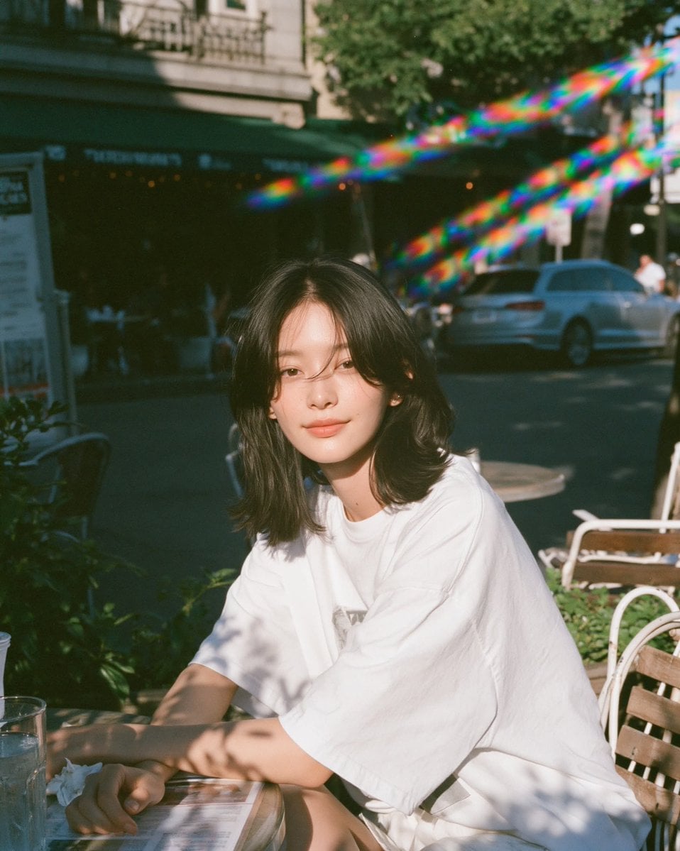 Golden Hour Cafe Serenity - alternate