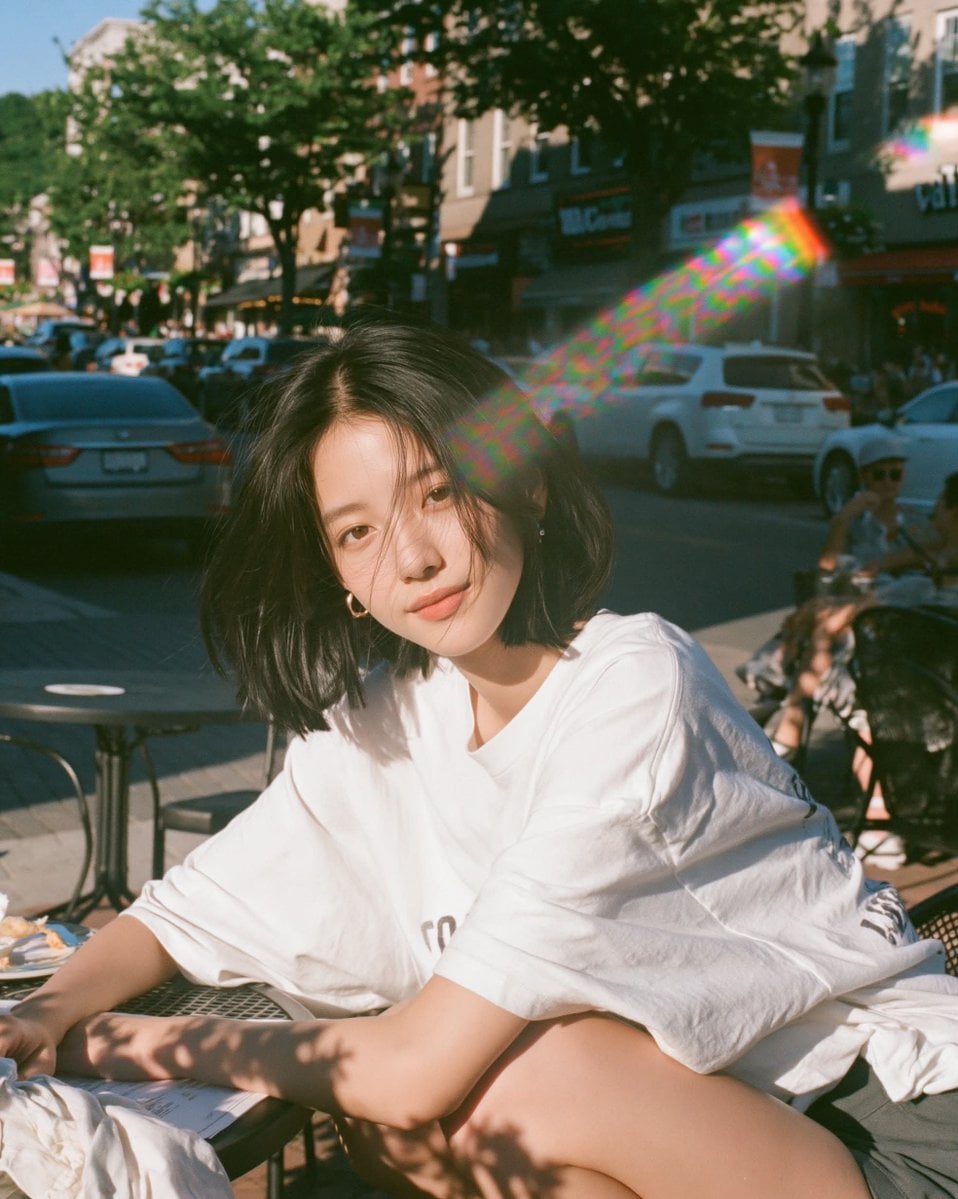 Golden Hour Cafe Serenity - alternate