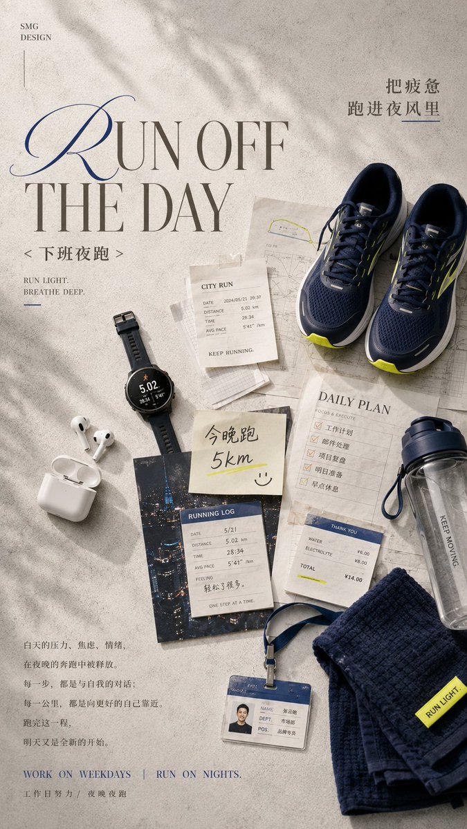 Urban Transition: Work-Life Balance Flat Lay