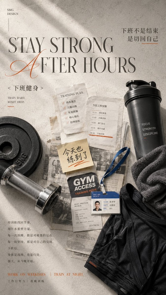 Urban Transition: Work-Life Balance Flat Lay - alternate