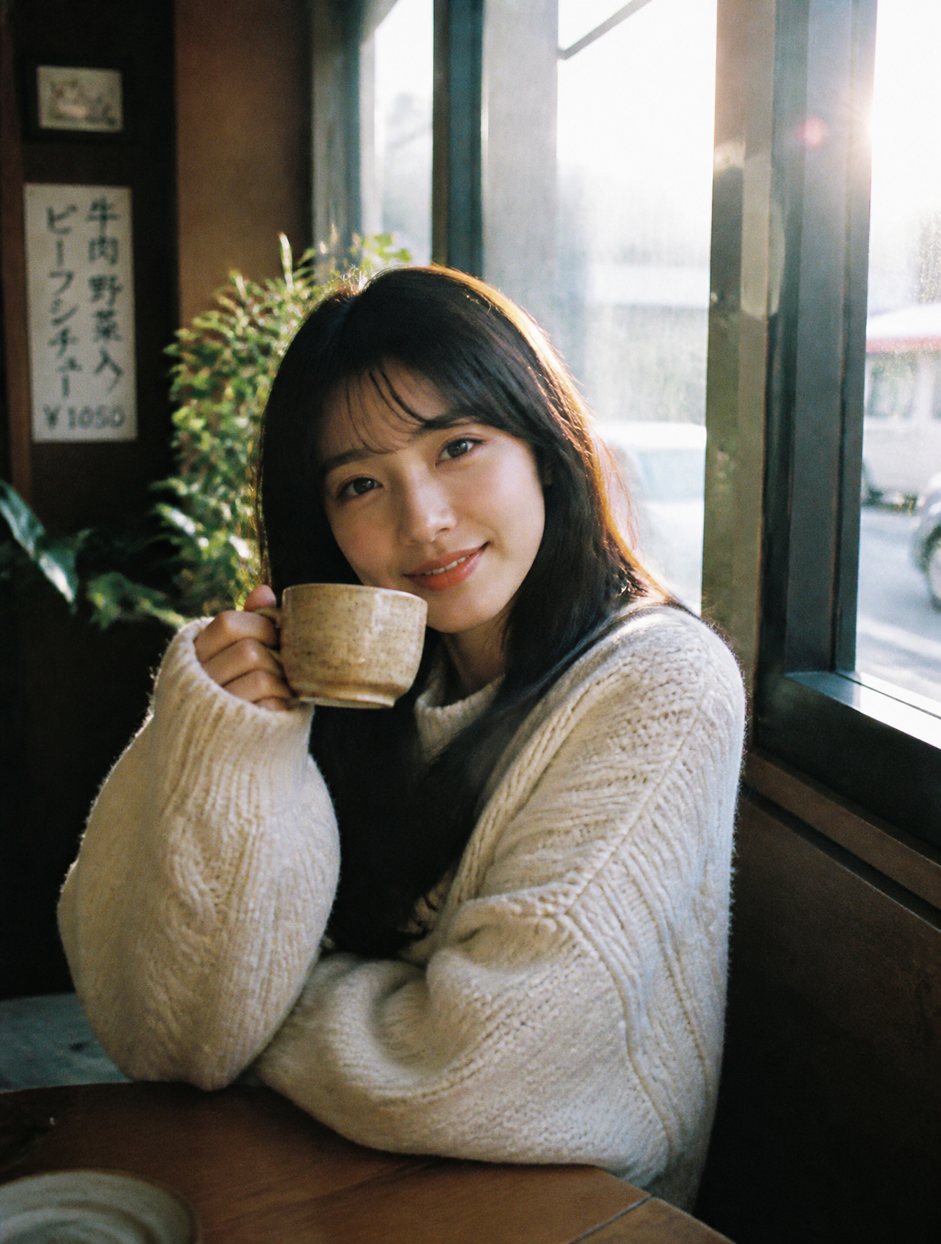Nostalgic 90s Tokyo Cafe Moment