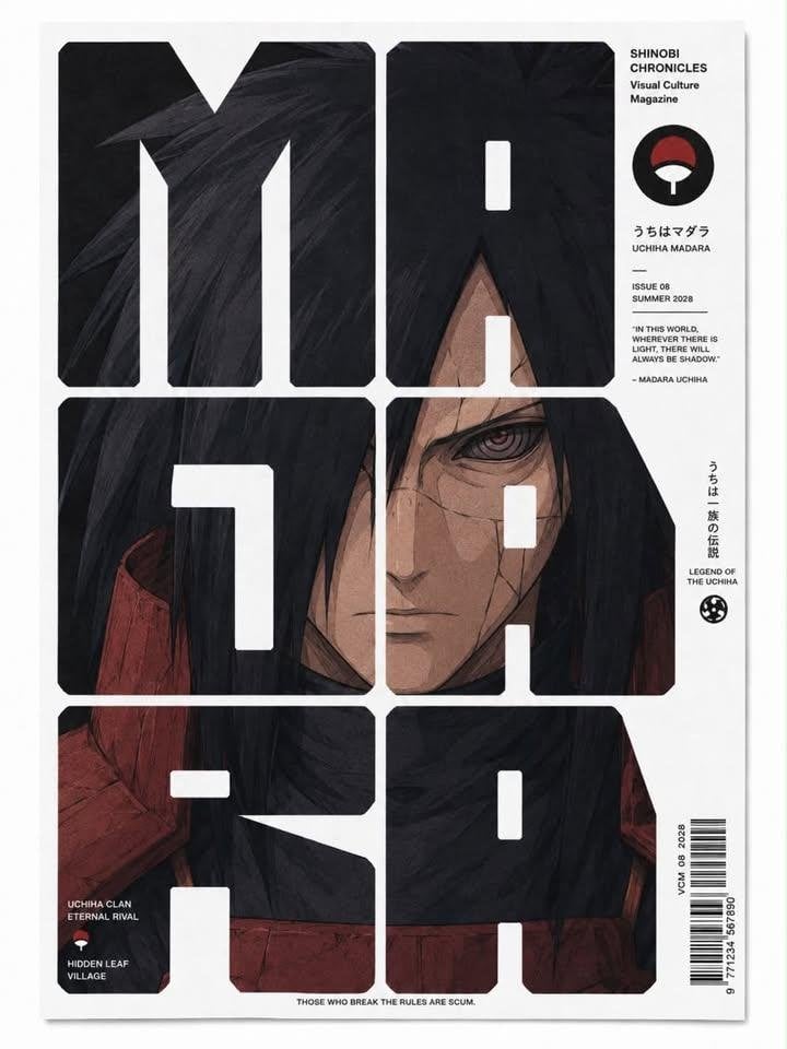 Anime Minimalist Editorial Cover Design - alternate
