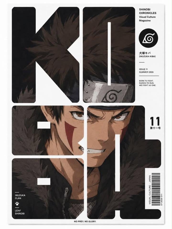 Anime Minimalist Editorial Cover Design - alternate