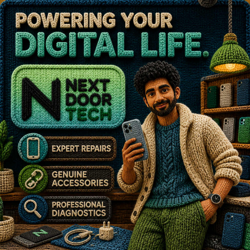 Handcrafted Woolen Tech Editorial Poster