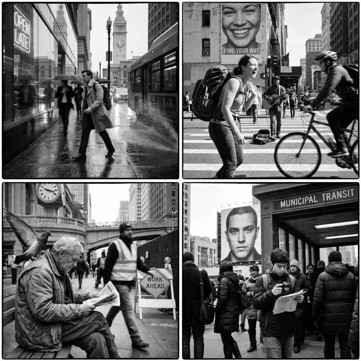 Candid Urban Decisive Moment - alternate