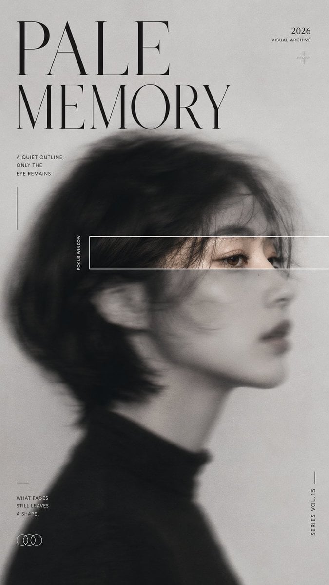 Cinematic Focus-Window Editorial Portrait Cover - alternate
