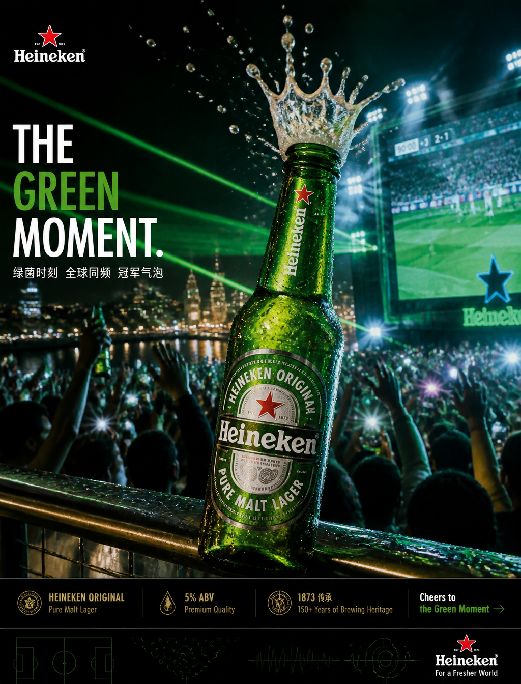 Heineken The Green Moment World Cup Celebration