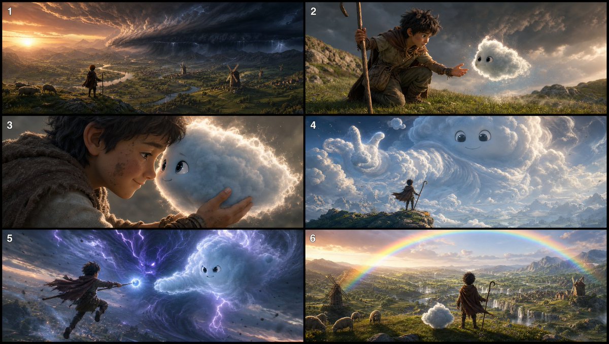 Cinematic Storyboard Sequence Generator