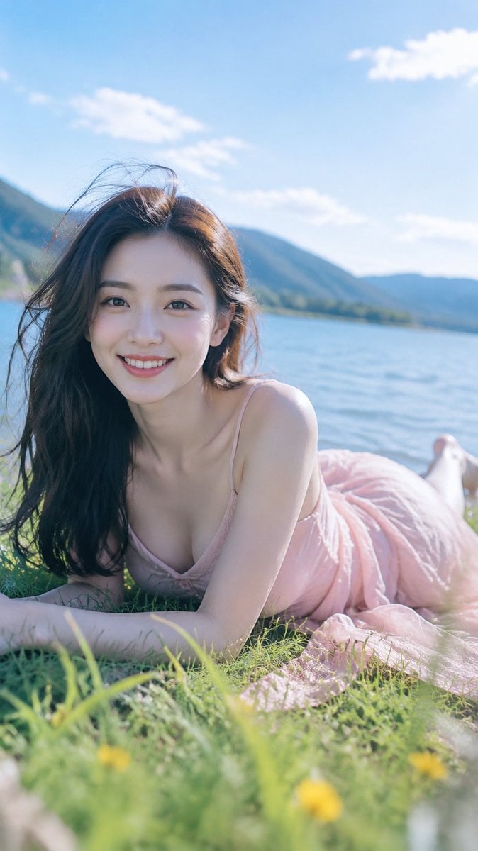 Summer Serenity in Pink Tulle - alternate