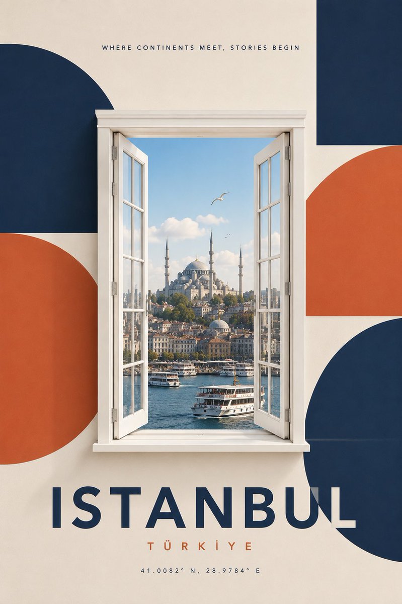 Modernist Window Frame Travel Series - alternate