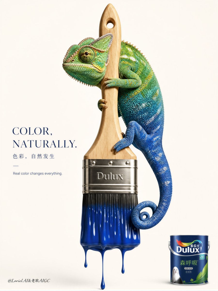 Dulux Chameleon: The Art of Natural Color Transformation