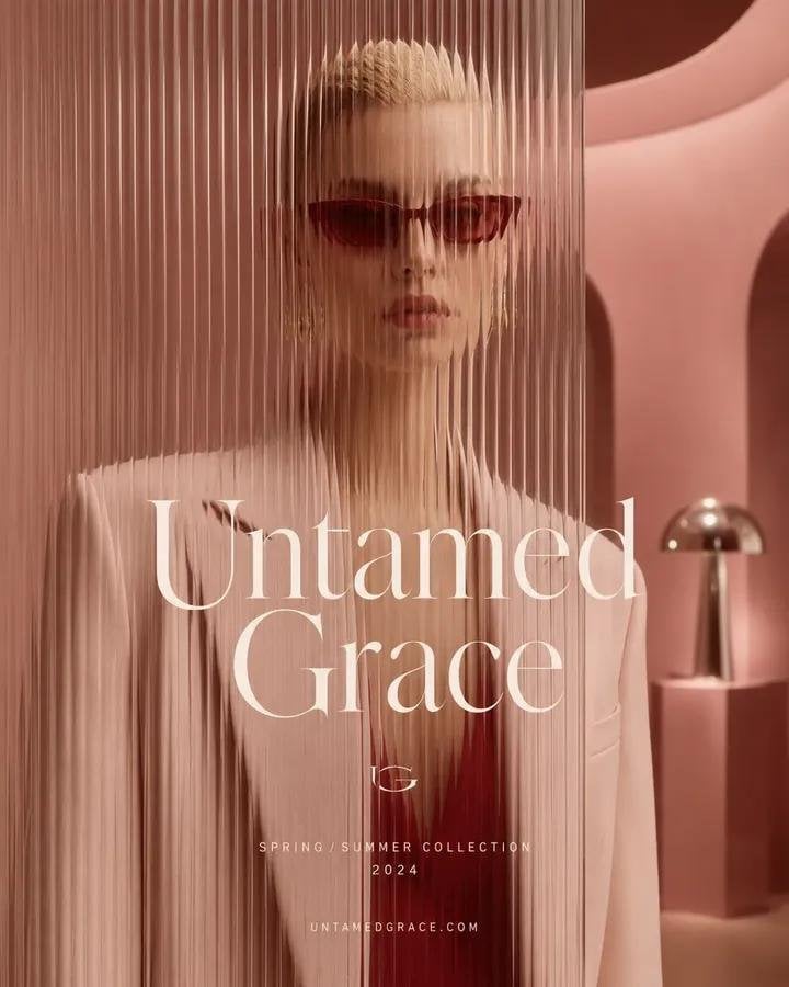 Avant-Garde Glass Distortion Luxury Editorial - alternate