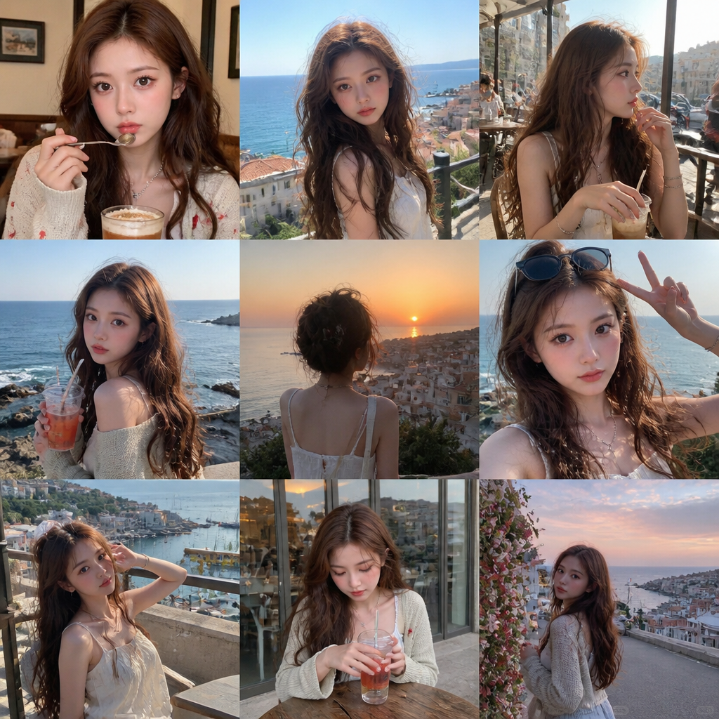 Coastal City Travel Life Collage