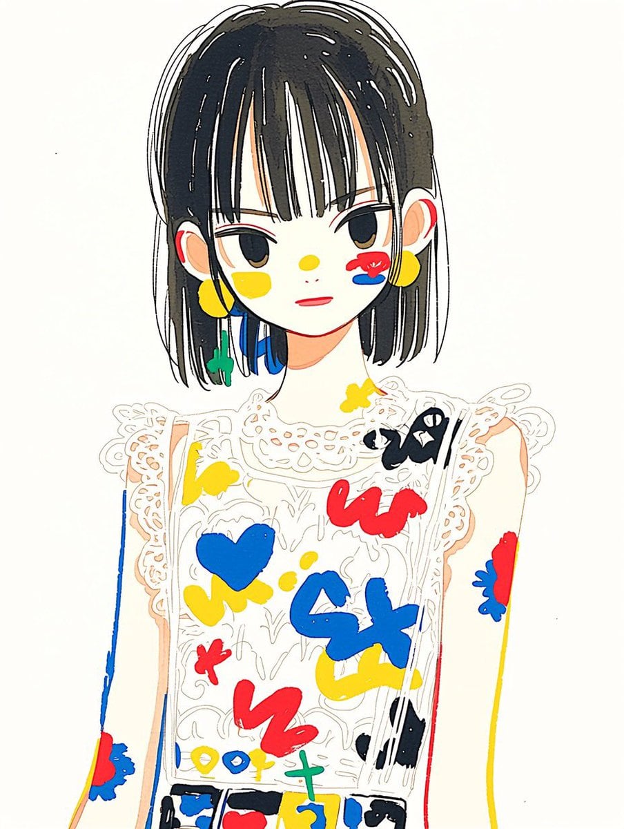 Avante-Garde Kawaii Couture Illustrations - alternate