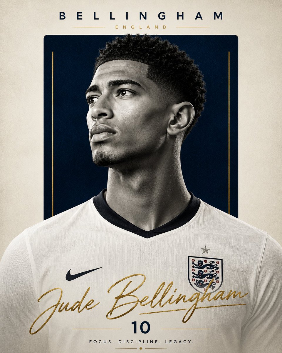 Luxury Editorial Football Athlete Poster