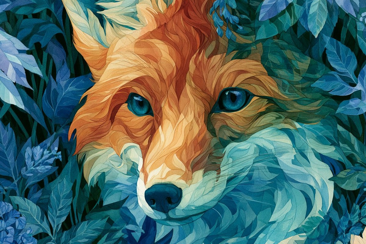 Mystical Watercolor Woodland Realm - alternate
