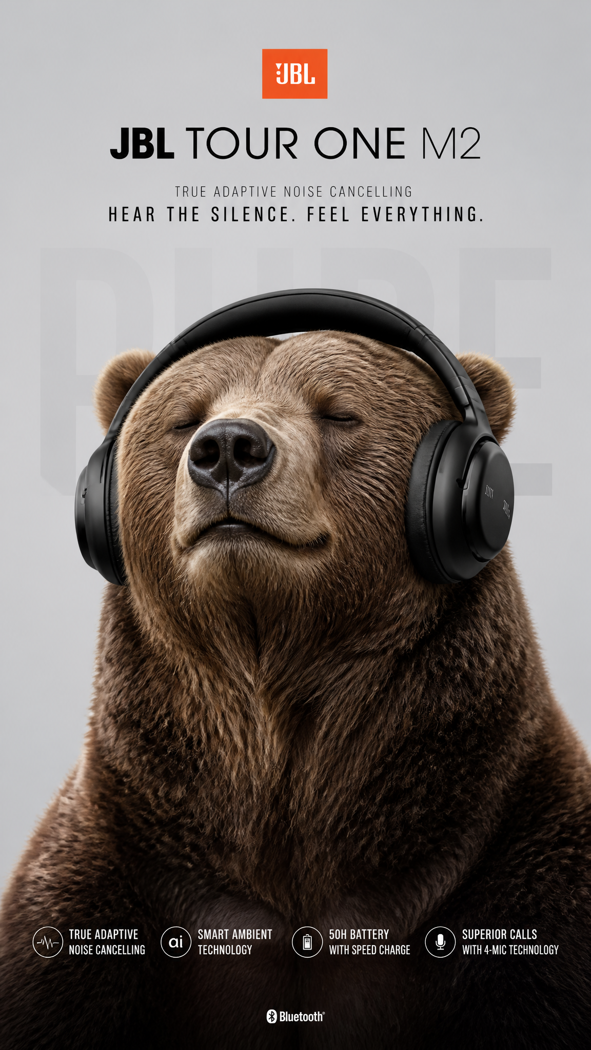 Grizzly Bear Premium Audio Experience Poster