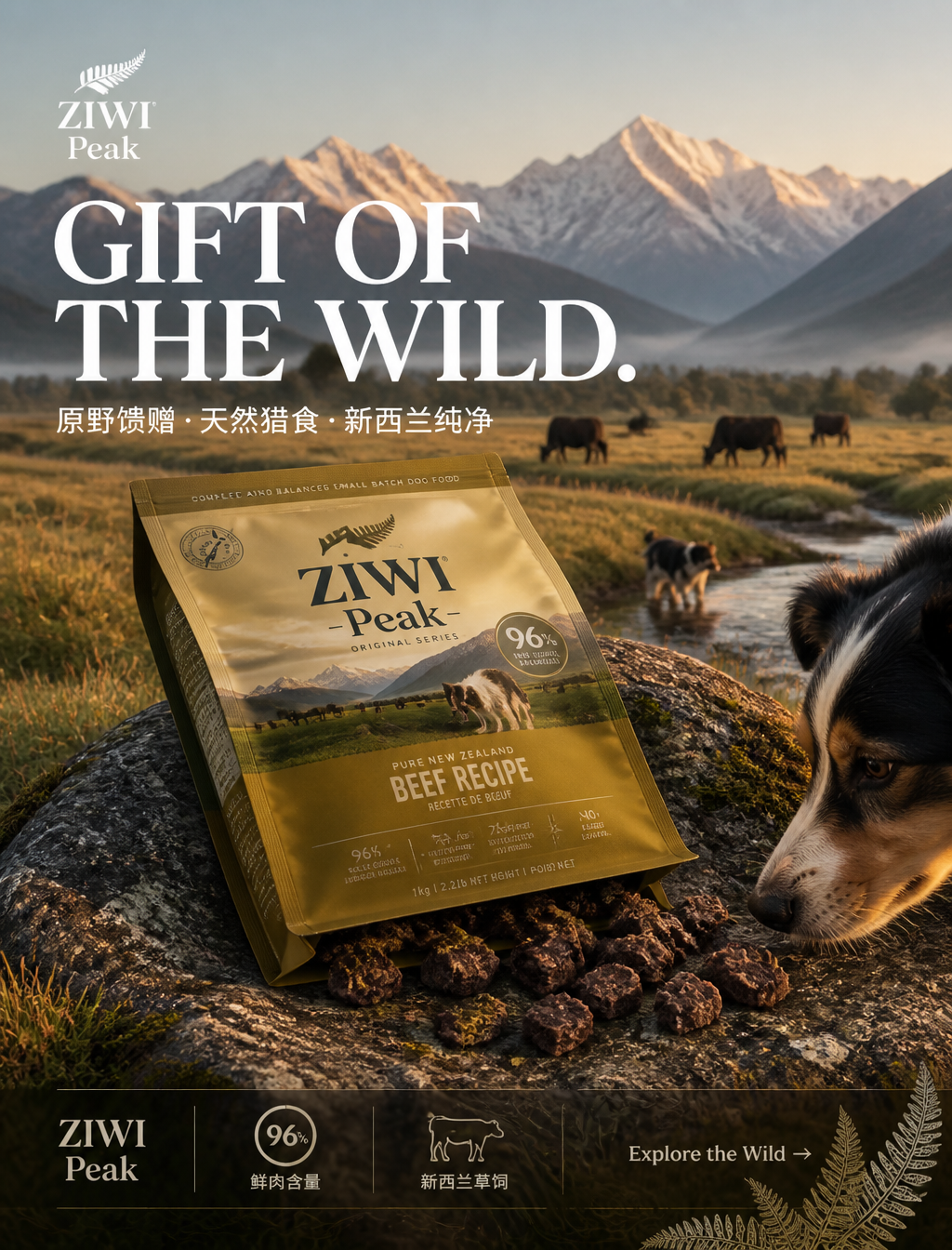 ZIWI Peak: Gift of the Wild Premium Pet Food Visual