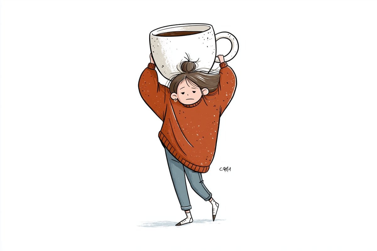 Quirky Hand-Drawn Character Illustration - alternate