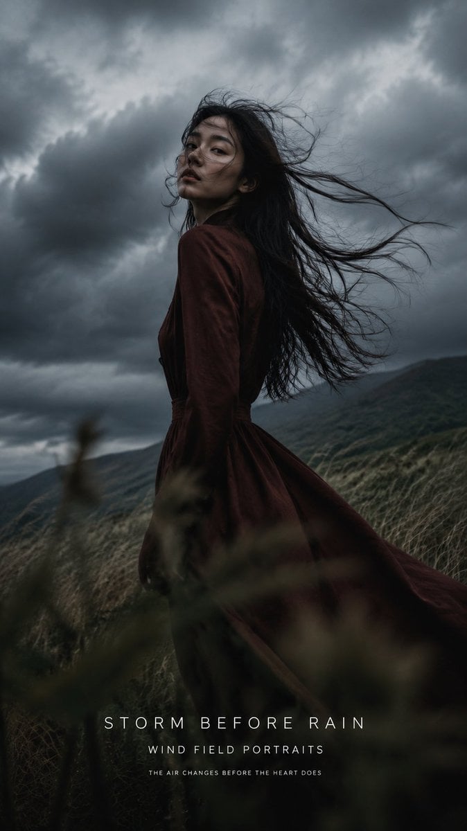 Ethereal Breeze Editorial Portrait - alternate