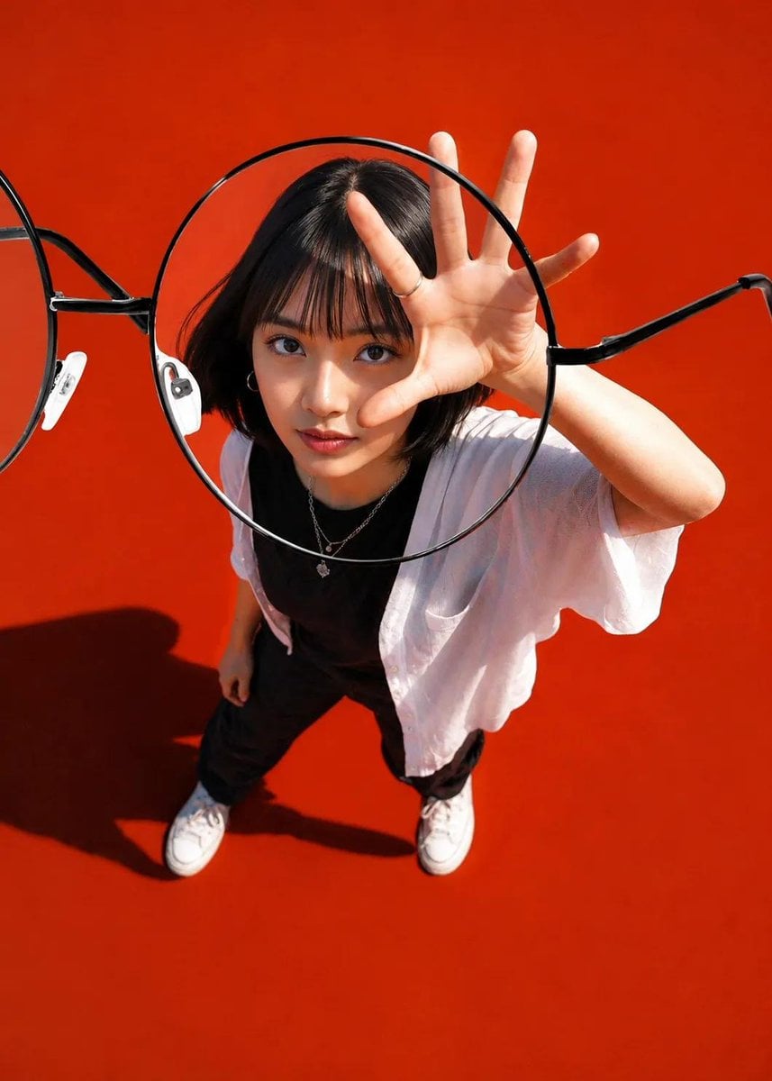 High-Fashion Magnified Eyewear Editorial