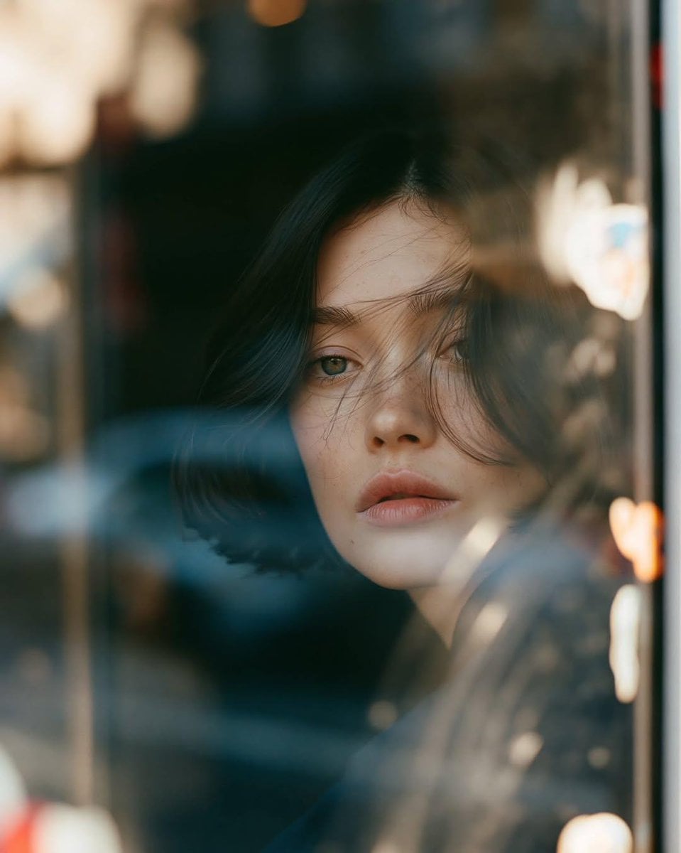 Urban Melancholy Through Glass - alternate
