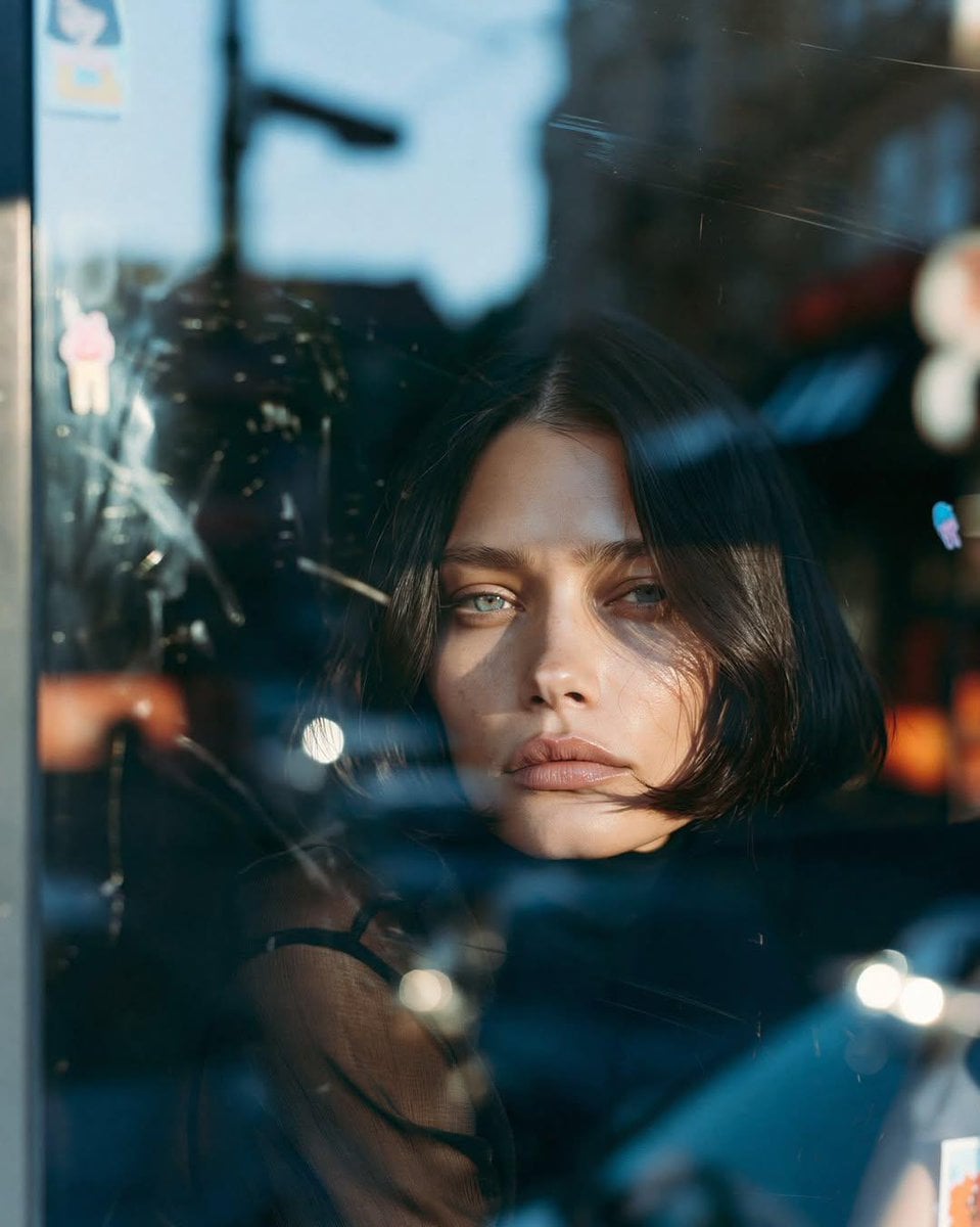 Urban Melancholy Through Glass - alternate