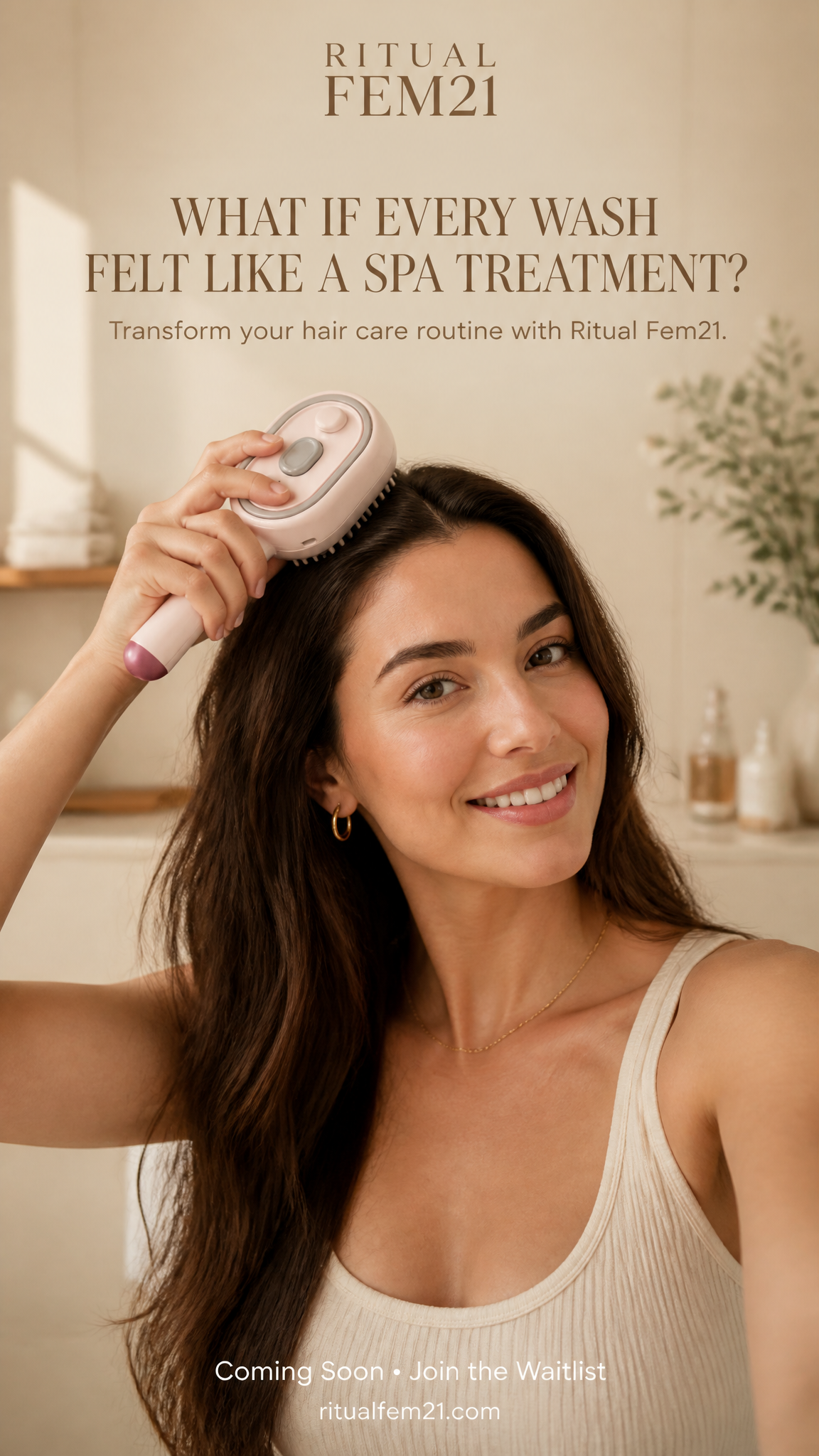Luxury UGC Scalp Massager Wellness Ad