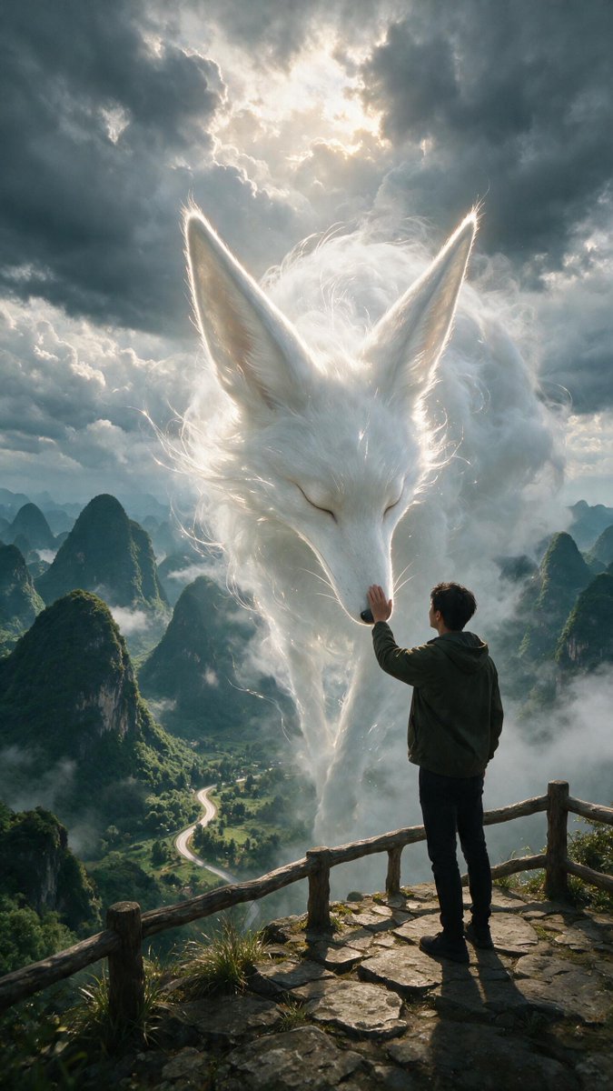 The Celestial Fox Guardian