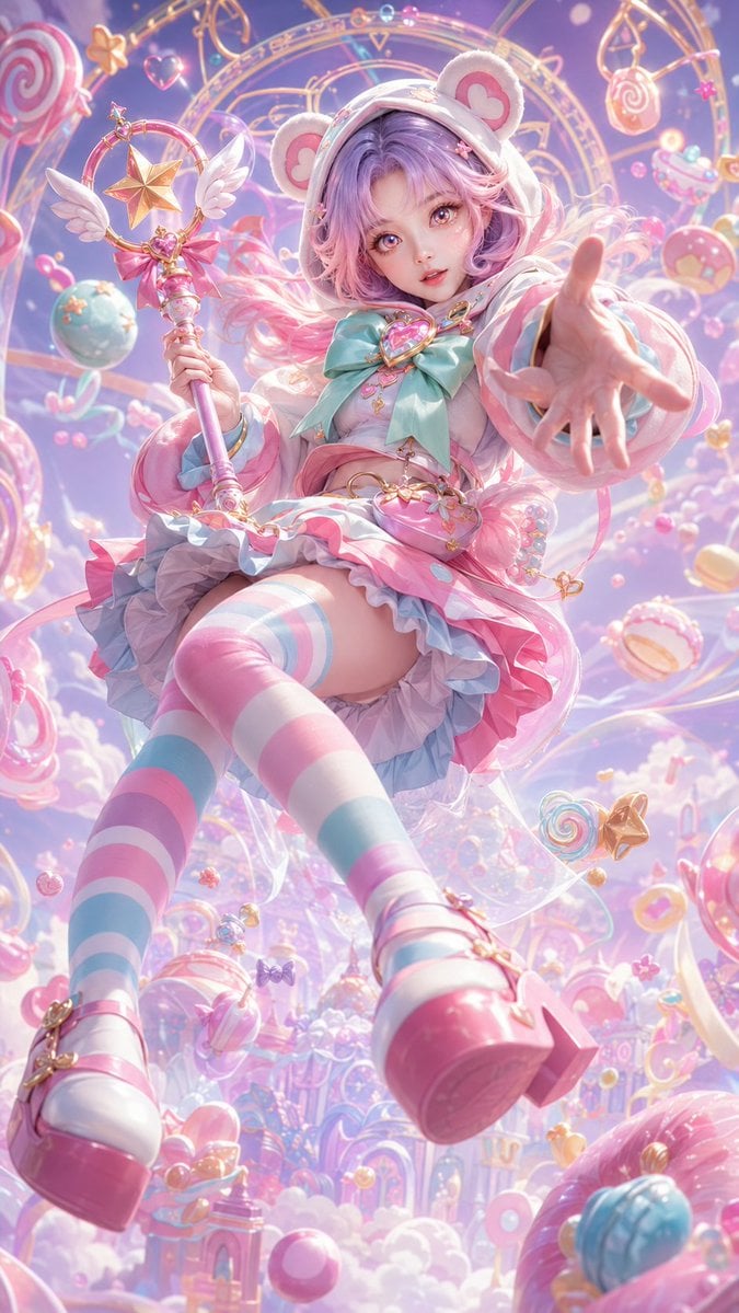 Candy Magic: Oriental Fantasy 3D Magical Girl Poster