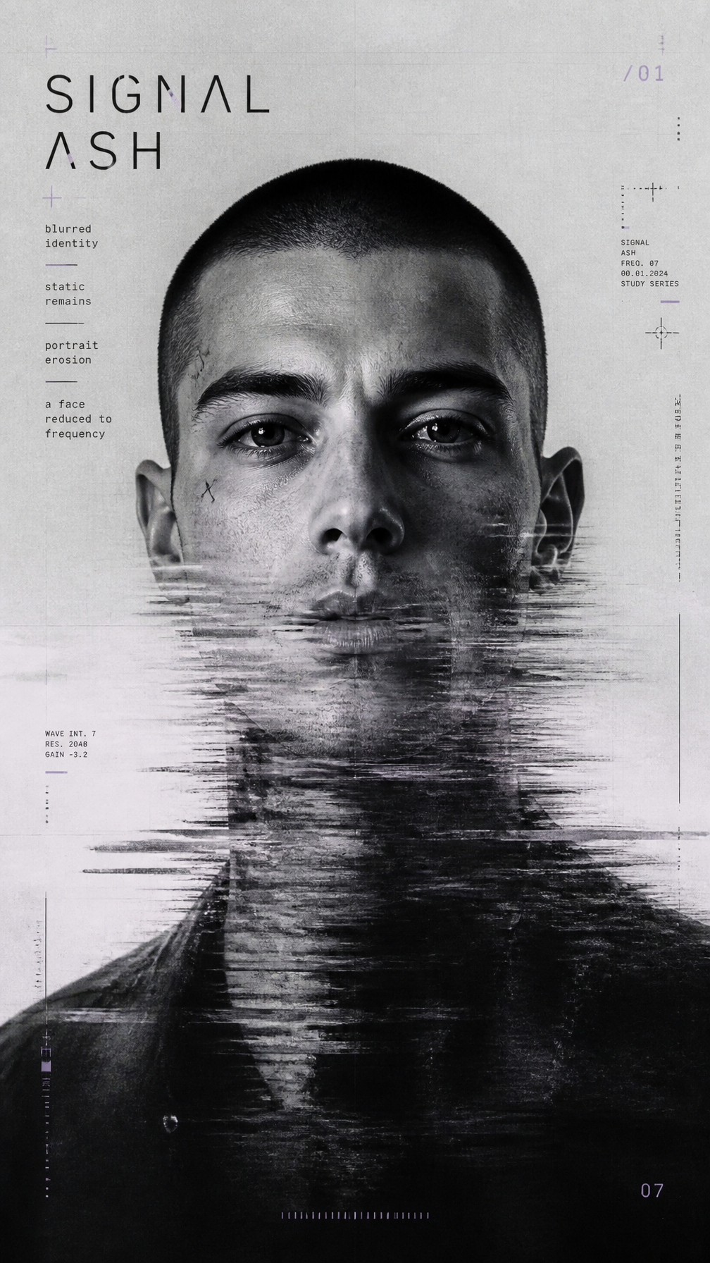 Experimental Editorial Portrait Series: High-End Visual Distortion