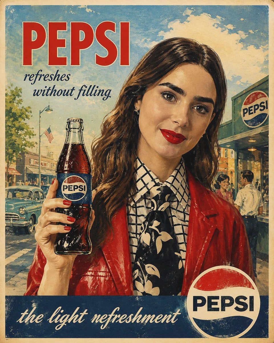 Vintage 1960s Coca-Cola Mid-Century Ad - alternate