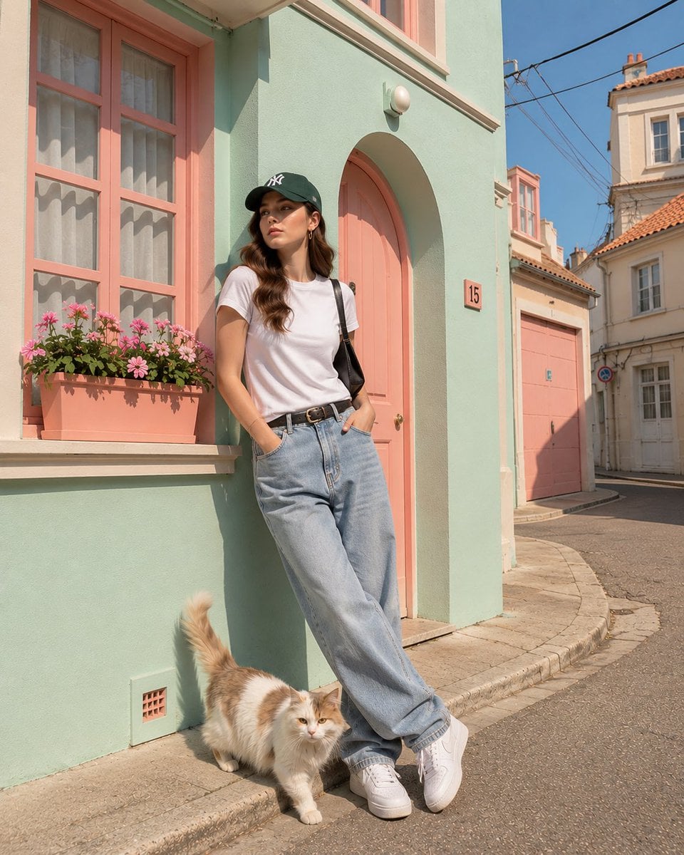 Whimsical Pastel Urban Fashion Shoot