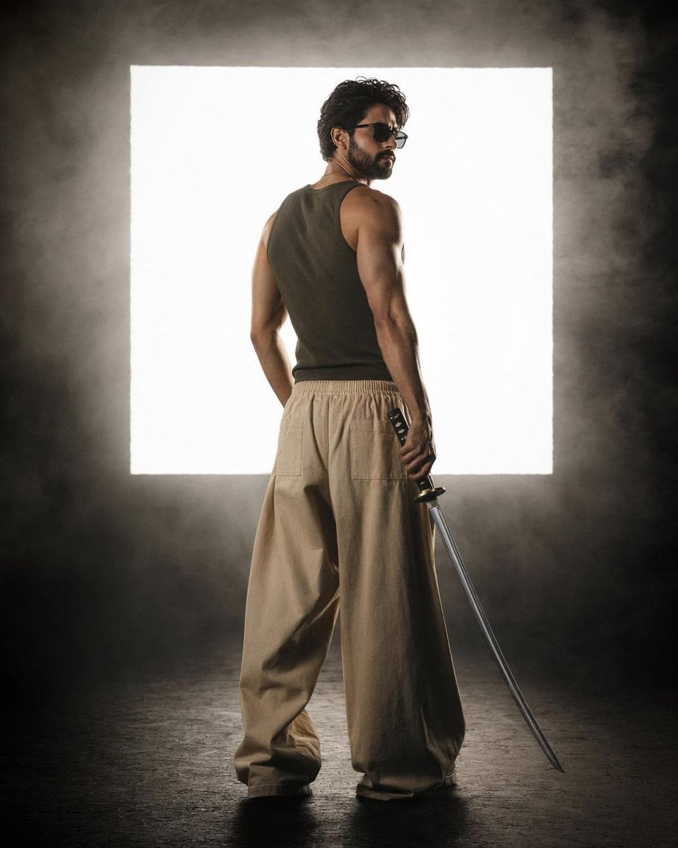 Urban Samurai Backlit Studio Portrait - alternate