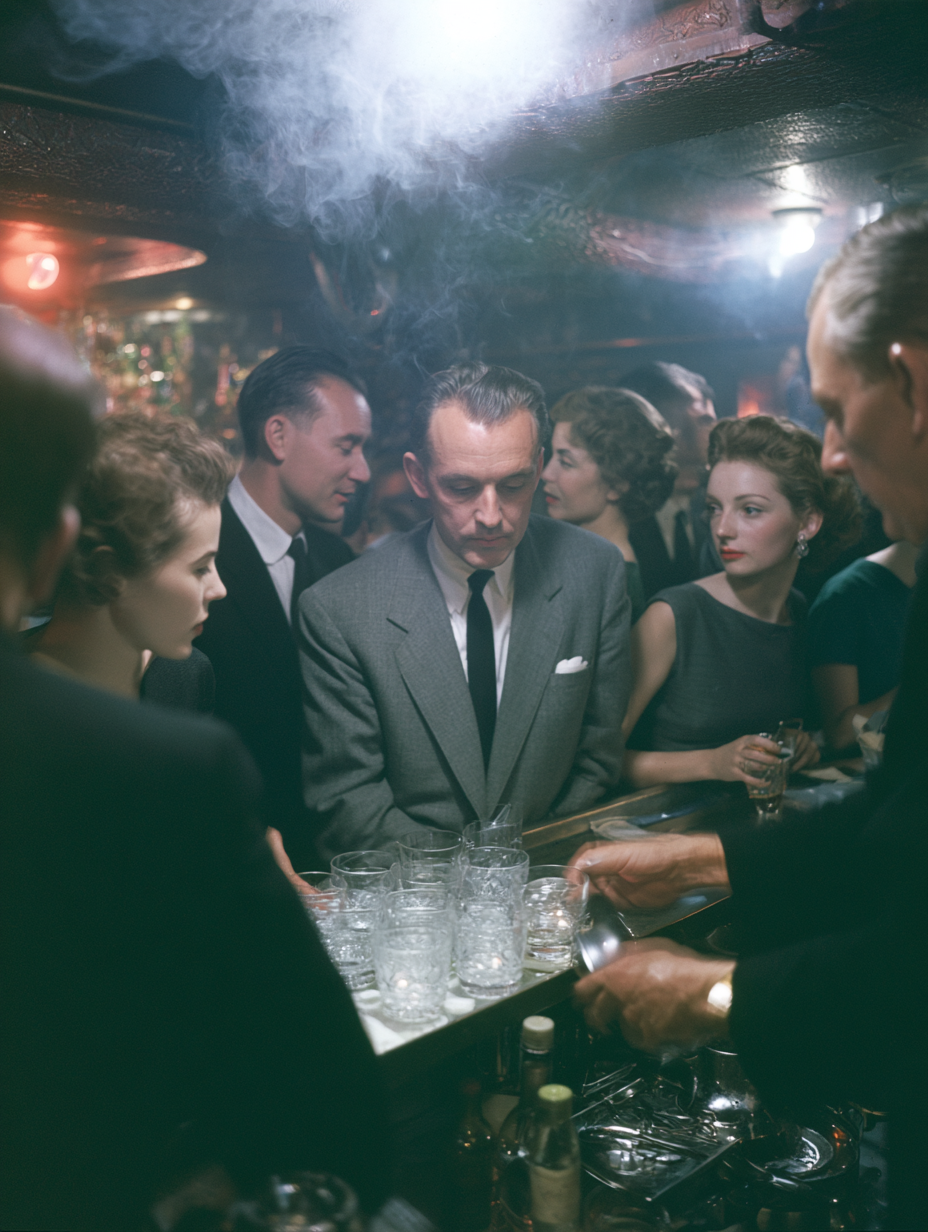Mid-Century Noir Jazz Cellar
