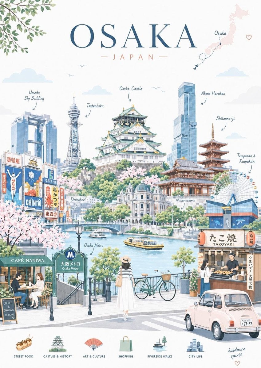 Premium Editorial Vector Travel Map - alternate