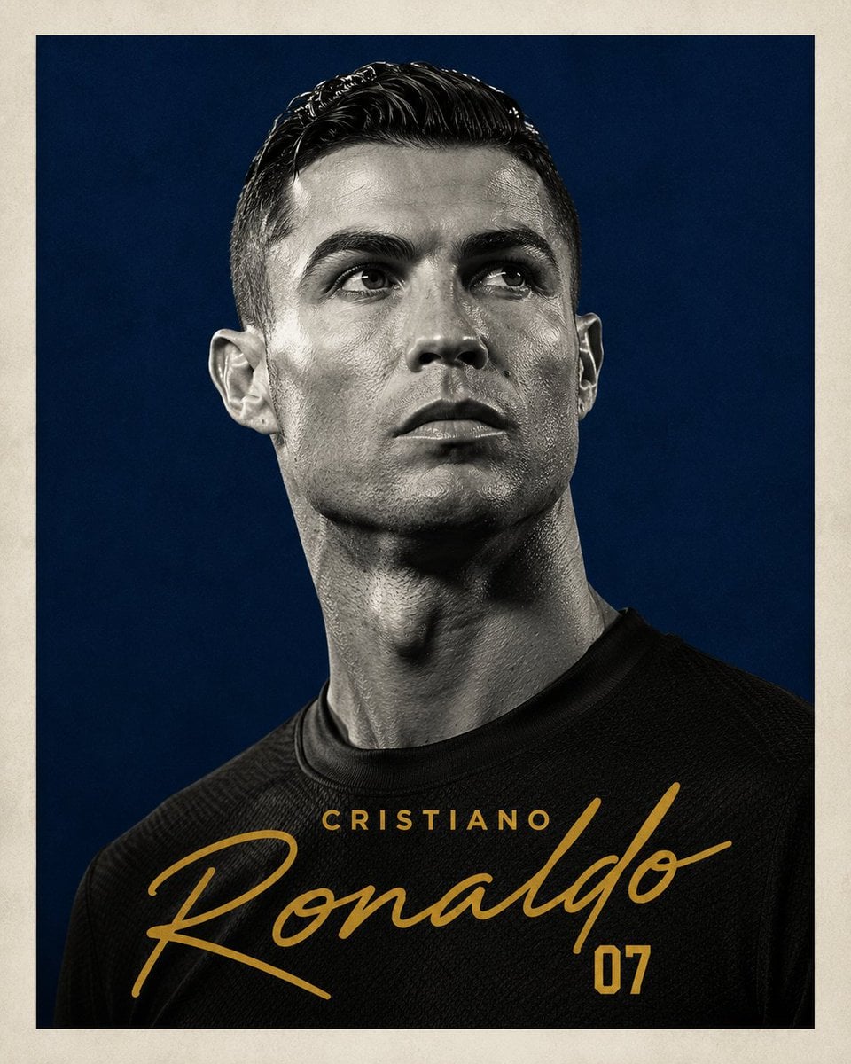 Cinematic Sports Editorial Portrait Poster - alternate