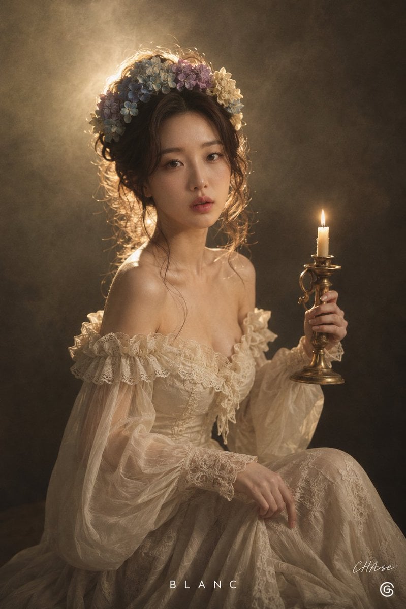 Renaissance Dream in Cream Lace