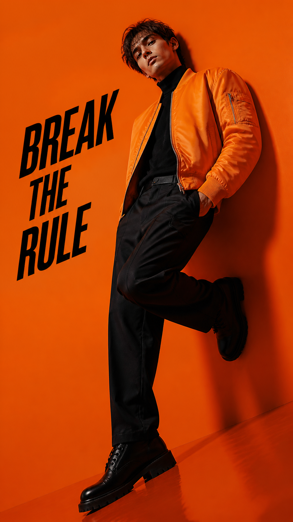 Avant-Garde Orange Editorial