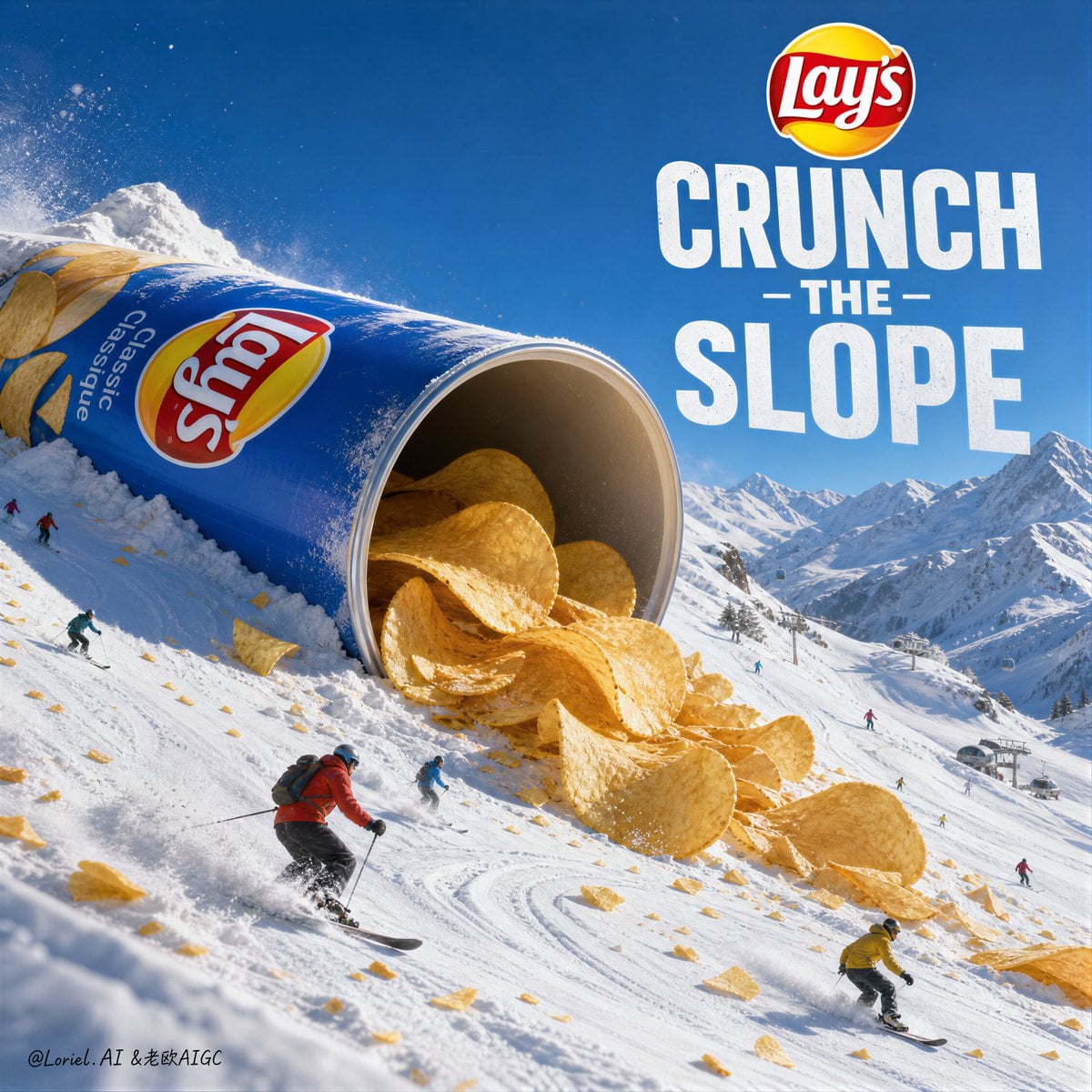 Lay's Alpine Giant: The Snowy Chip Landscape