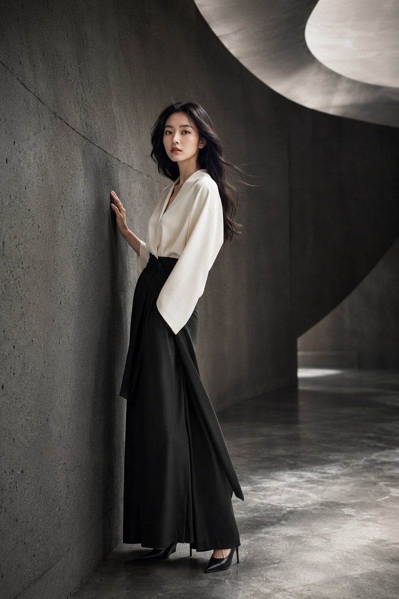 Minimalist Avant-Garde Japanese Fashion Editorial