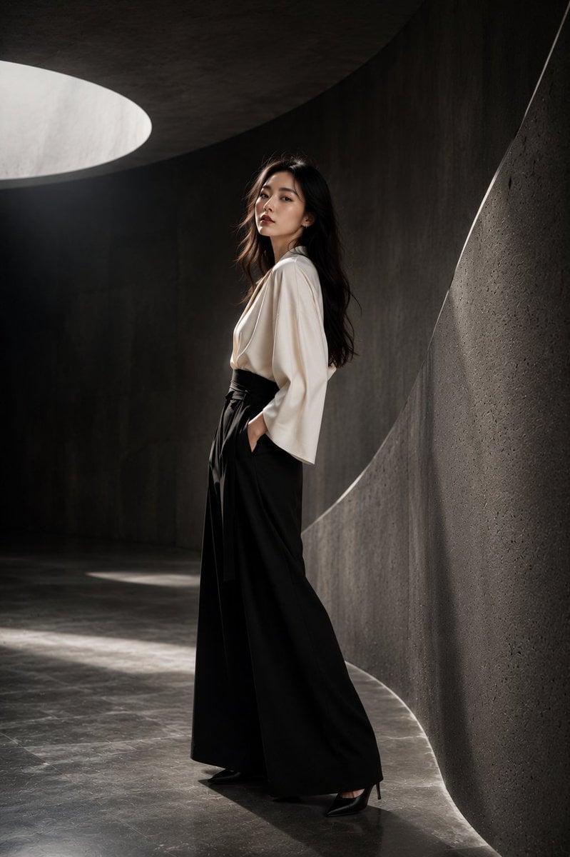 Minimalist Avant-Garde Japanese Fashion Editorial - alternate