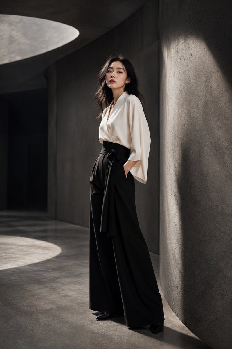 Minimalist Avant-Garde Japanese Fashion Editorial - alternate