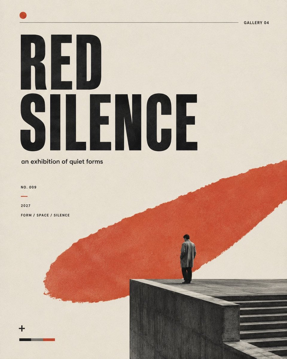 Minimalist Indie Cinema Editorial Poster - alternate