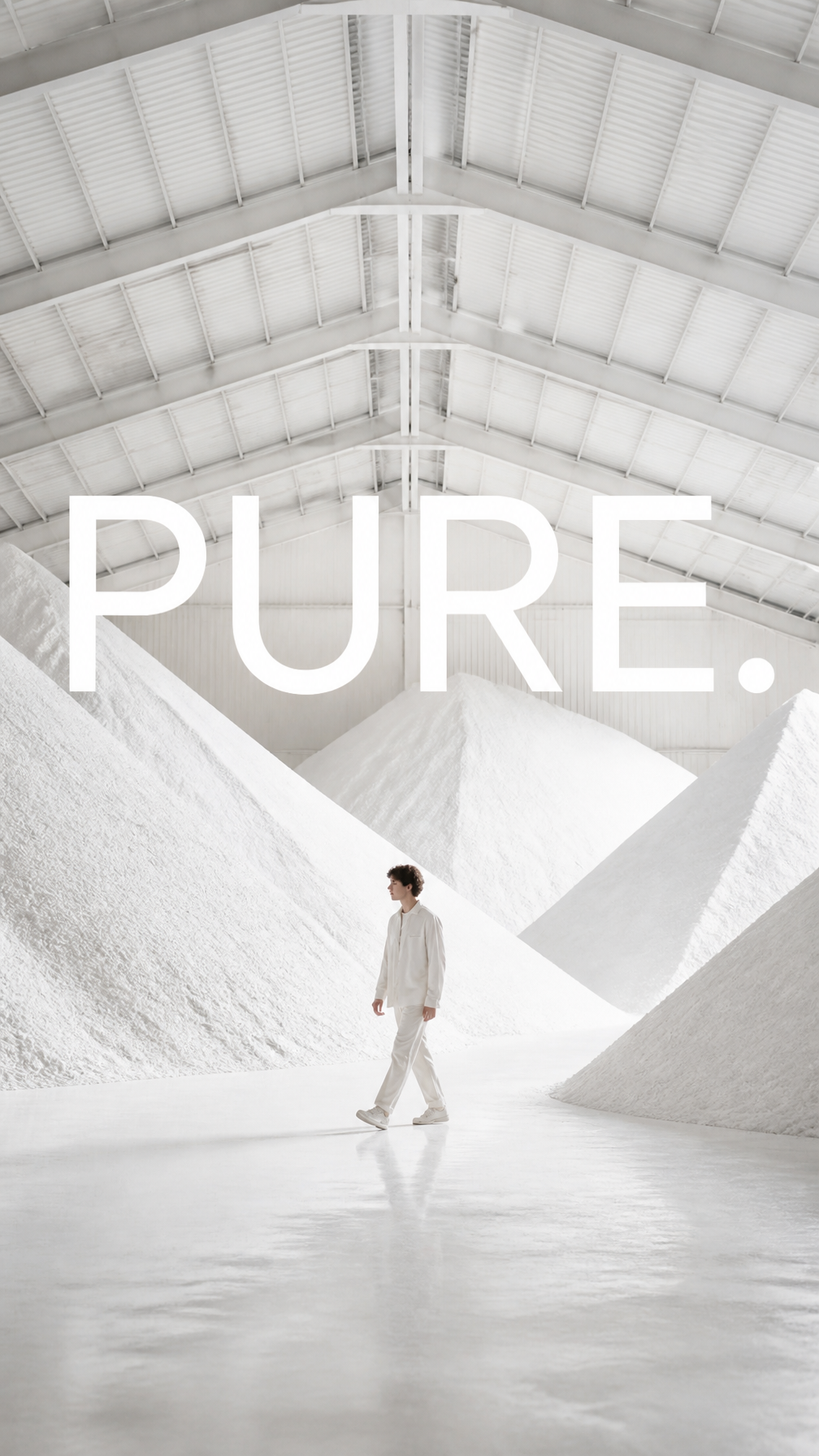 Minimalist Salt Warehouse Fashion Editorial